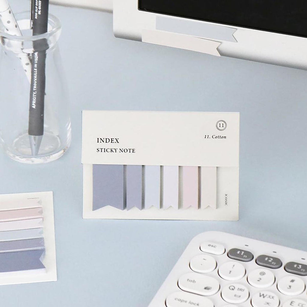 Iconic - Sticky Note Index - Cotton-Sticky Notes-DutchMills