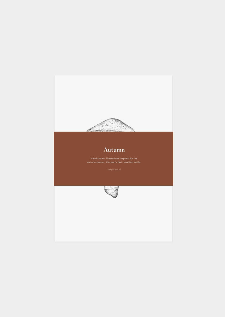 Inkylines - Herfst set van 6-Kaart-DutchMills