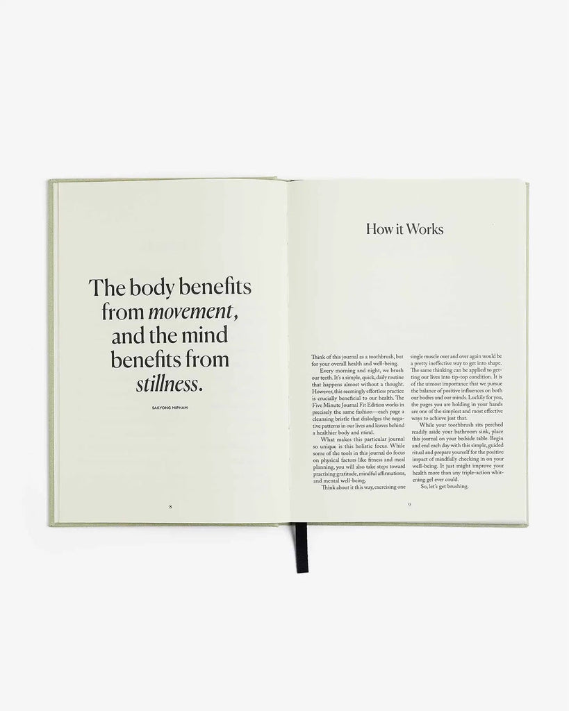 Intelligent Change - The Five Minute Journal - Fit Edition-Dagboek-DutchMills