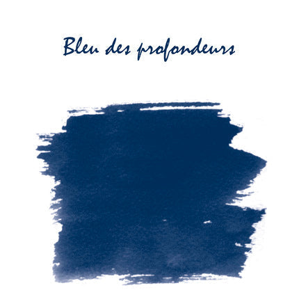 J. Herbin - Inkt voor vulpen Flacon D 30ml. - Bleu des Profondeur-Inkt-DutchMills