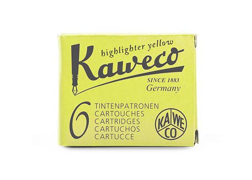 Kaweco - Inktpatronen, 6 stuks - Glowing Yellow-Inkt-DutchMills
