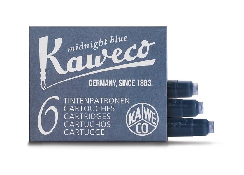 Kaweco - Inktpatronen, 6 stuks - Blue/Black-Inkt-DutchMills