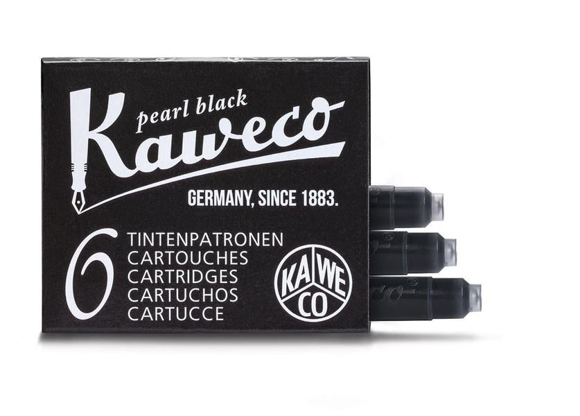 Kaweco - Inktpatronen, 6 stuks - Black-Inkt-DutchMills