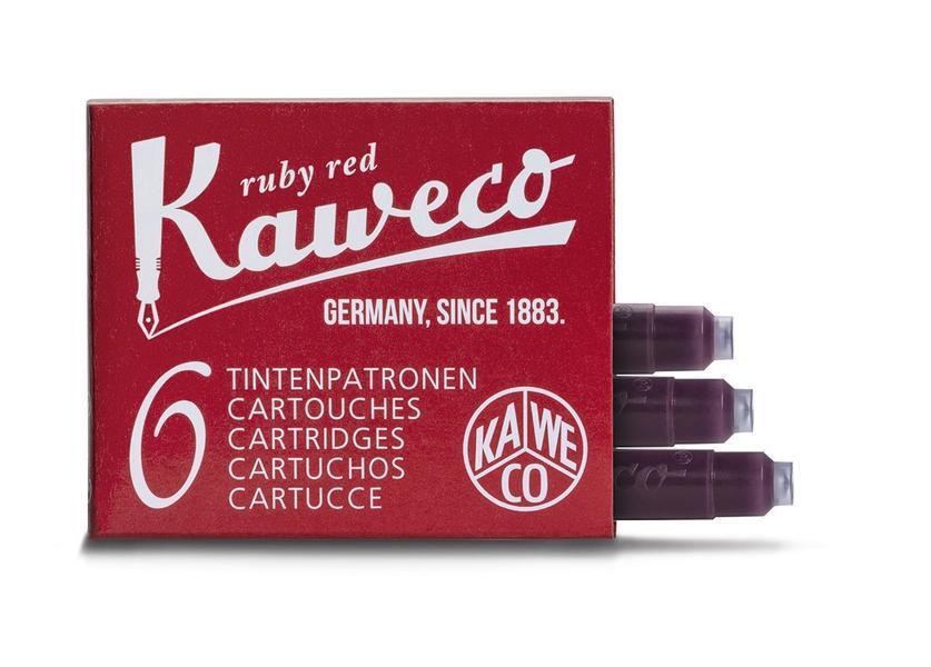 Kaweco - Inktpatronen, 6 stuks - Red-Inkt-DutchMills
