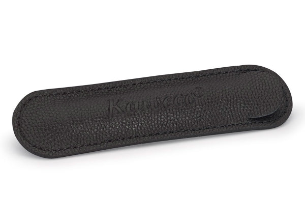 Kaweco - Leren etui ECO Liliput, black with print (1 pen)-Etui-DutchMills