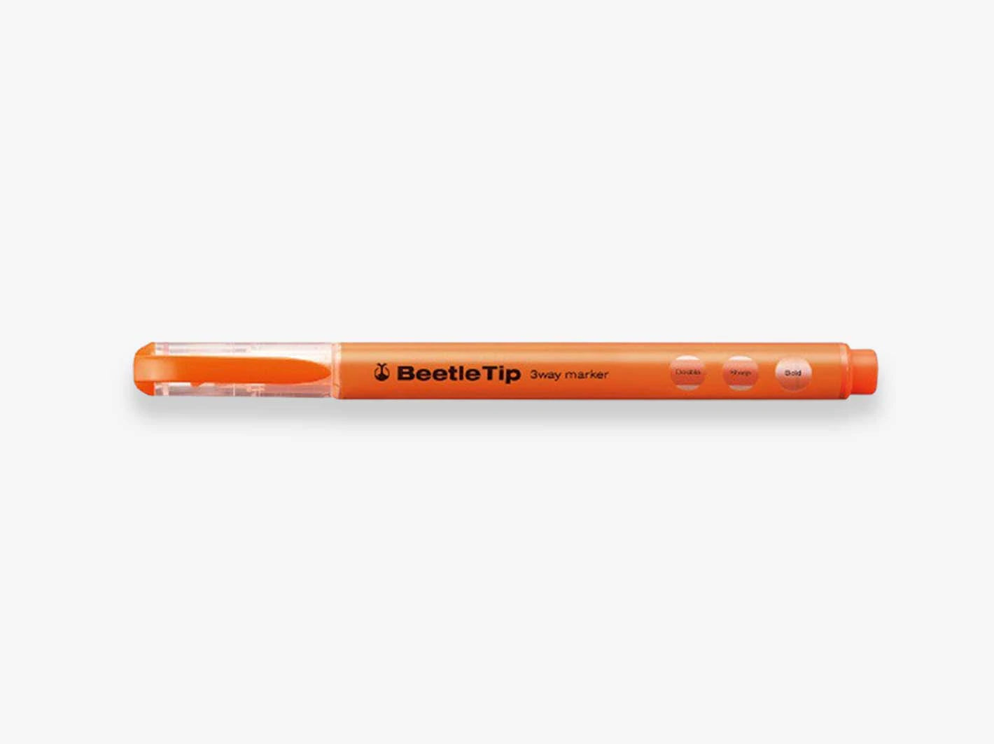 Kokuyo - Beetle Tip 3 way highlighter Orange-Stift-DutchMills