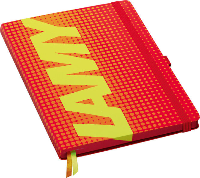 LAMY - AL-star glossy red - Vulpen met Notebook-Vulpen-DutchMills