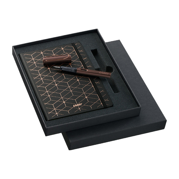 LAMY - Lx marron - Vulpen met Notebook-Vulpen-DutchMills