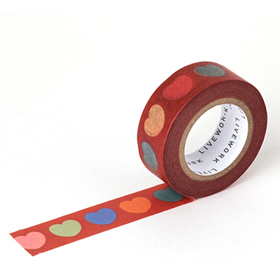 Livework - Daily Paper Tape - Heart-Maskingtape-DutchMills