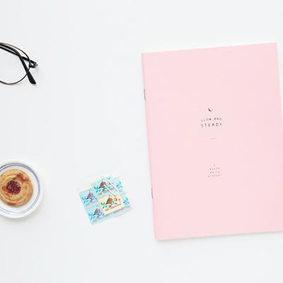 Livework - Slow&Steady - One month Planner - Pink-Planner-DutchMills