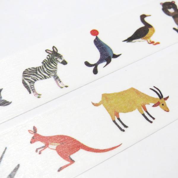 MT Masking Tape - Alain Green Animal-Maskingtape-DutchMills