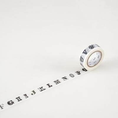 MT Masking Tape - Alphabet Black R-Maskingtape-DutchMills