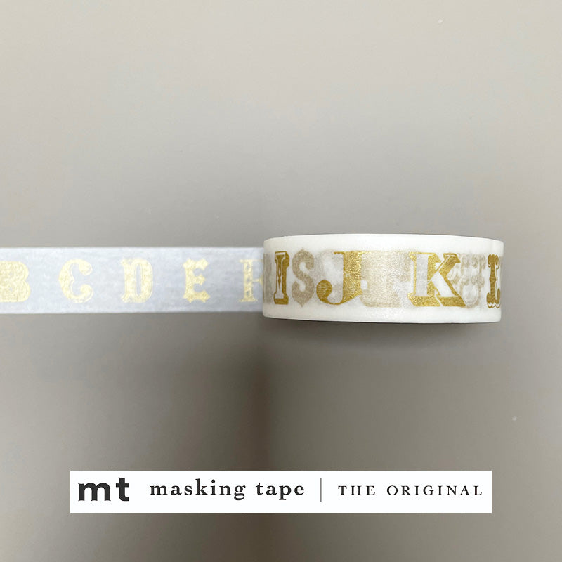 MT Masking Tape - Alphabet Gold R-Maskingtape-DutchMills