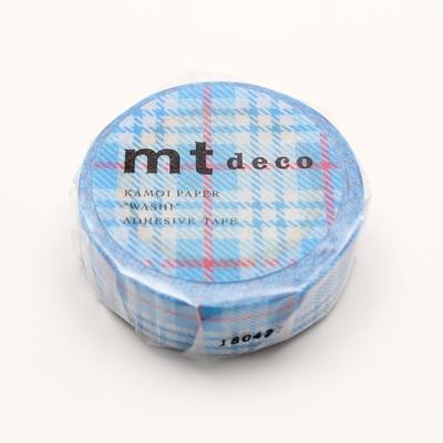 MT Masking Tape - Check Light Blue-Maskingtape-DutchMills
