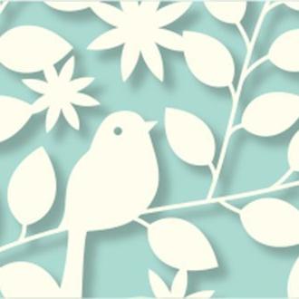 MT Masking Tape - Cutout Leaf and Bird-Maskingtape-DutchMills