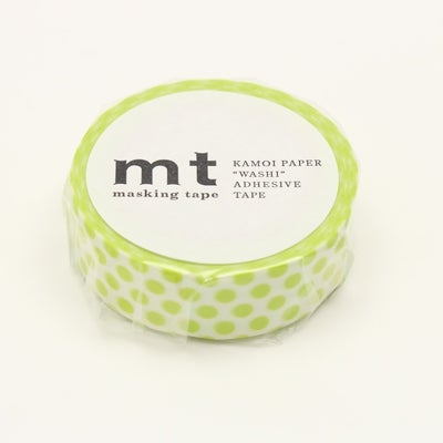 MT Masking Tape - Dot Lime-Maskingtape-DutchMills