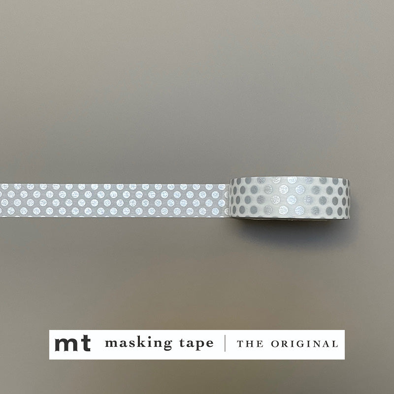 MT Masking Tape - Dot Silver-Maskingtape-DutchMills