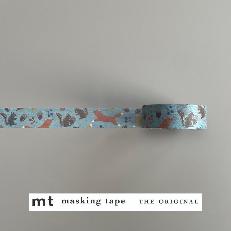 MT Masking Tape - Ex Embroidery Fox And Squirrel-Maskingtape-DutchMills