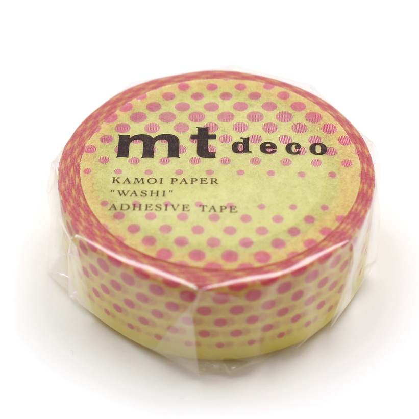 MT Masking Tape - Pop Dot Yellow-Maskingtape-DutchMills