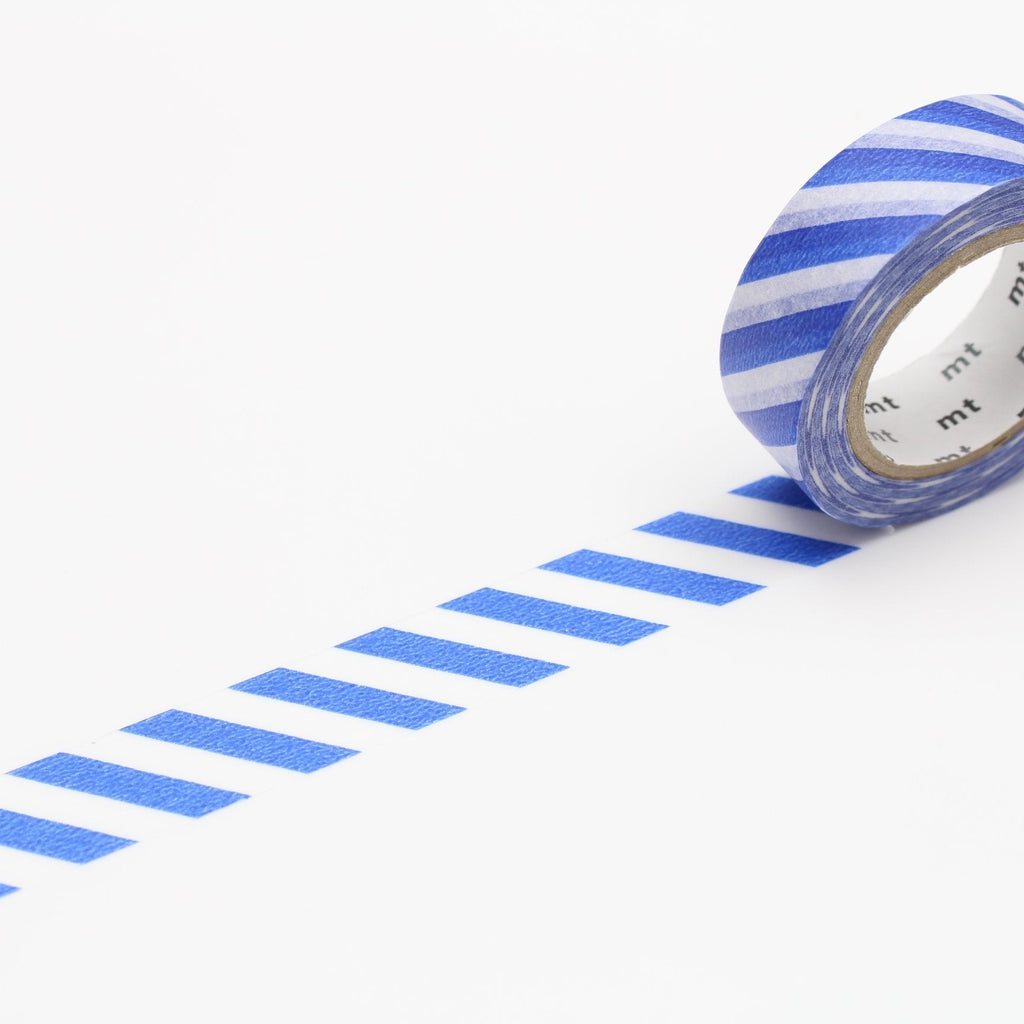 MT Masking Tape - Stripe Blue-Maskingtape-DutchMills