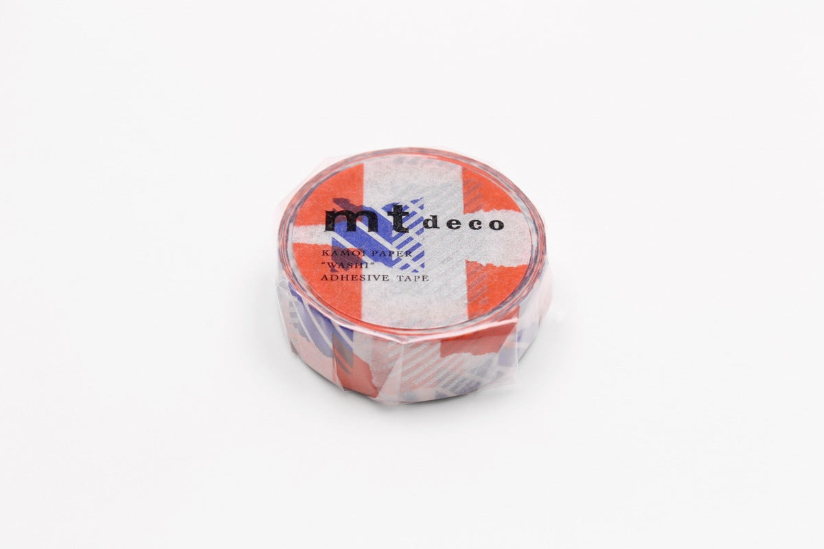MT Masking Tape - Tsugihagi Blue x Orange-Maskingtape-DutchMills
