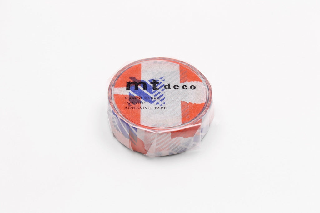 MT Masking Tape - Tsugihagi Blue x Orange-Maskingtape-DutchMills