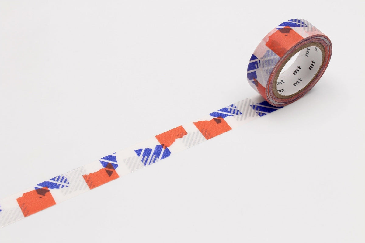 MT Masking Tape - Tsugihagi Blue x Orange-Maskingtape-DutchMills