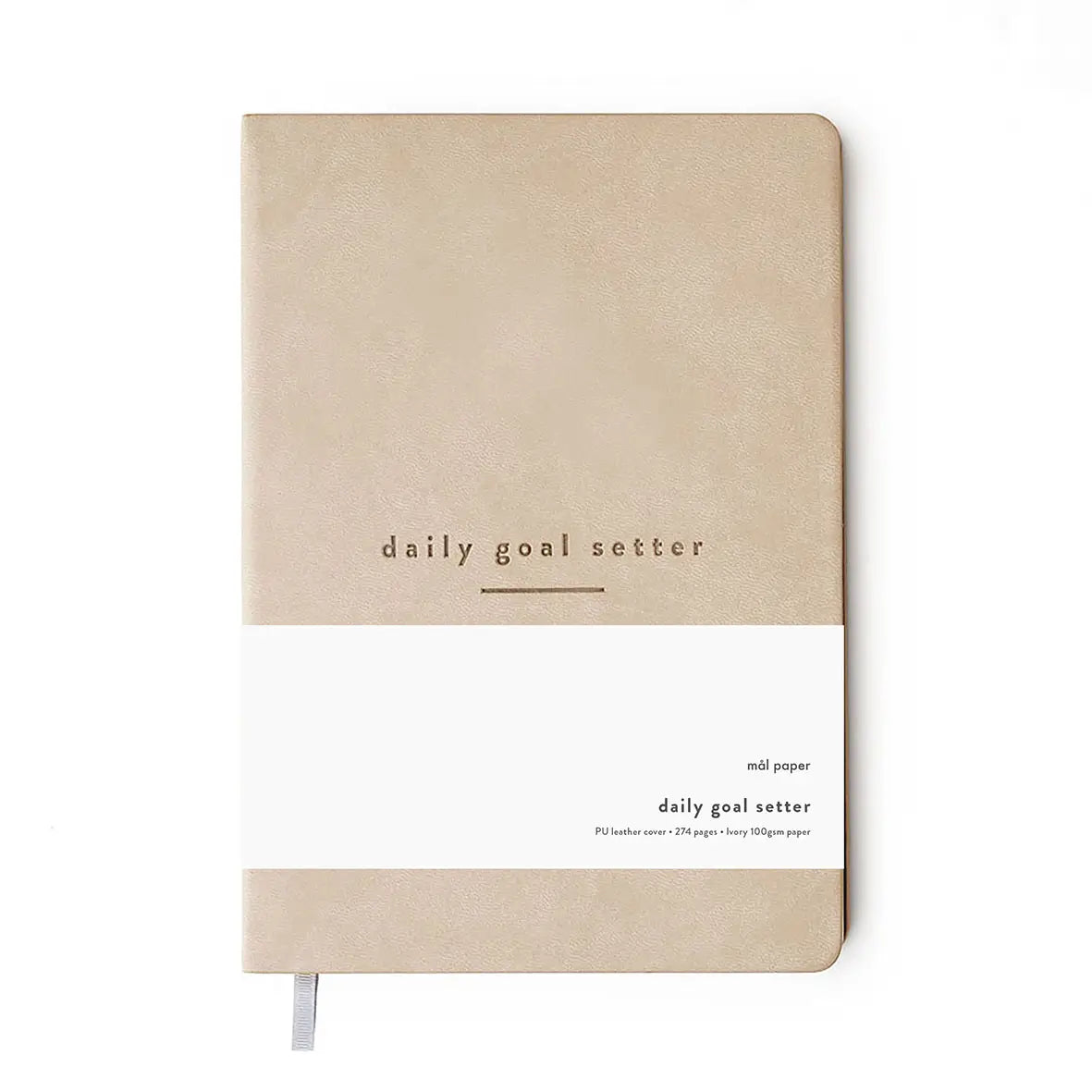 Mål Paper - Daily Goal Setter Planner - Tan-Planner-DutchMills