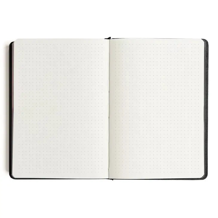 Mål Paper - Dot Journal - Black-Notebook-DutchMills