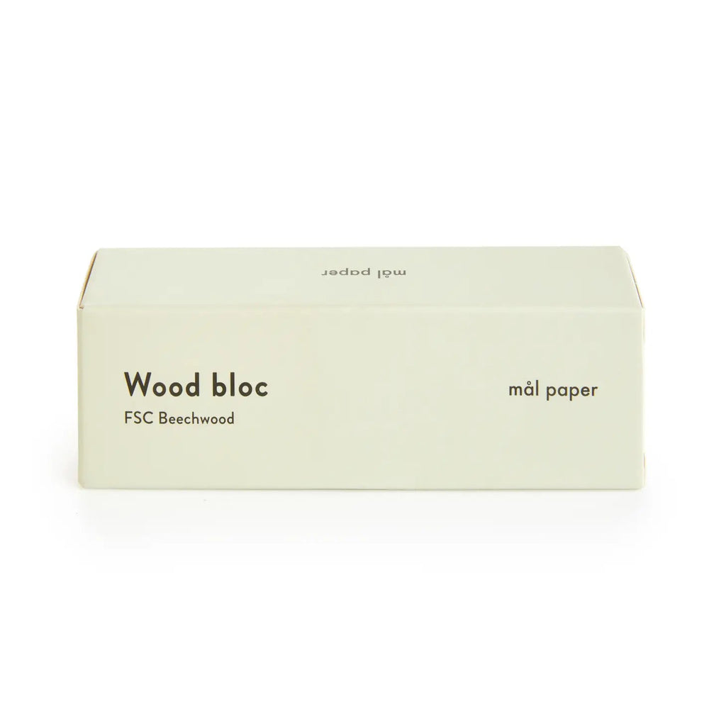 Mål Paper - Wood Bloc Card Stand-Mindfulness-DutchMills