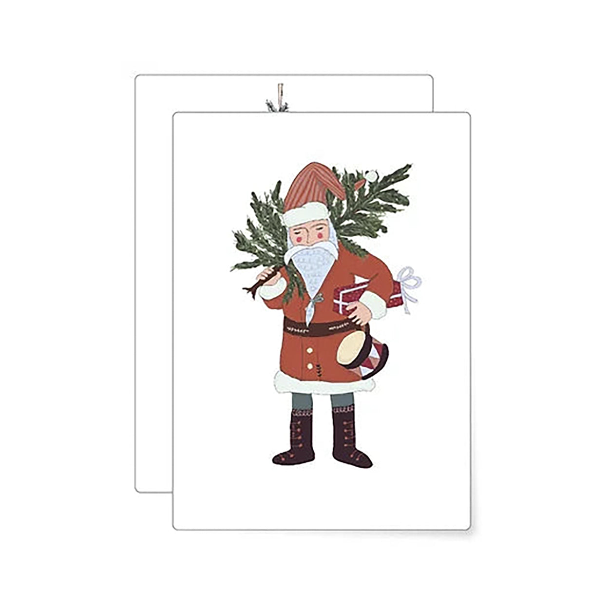 Miao papeterie - Kaart met enveloppe - Kerstman Santa-Kaart-DutchMills