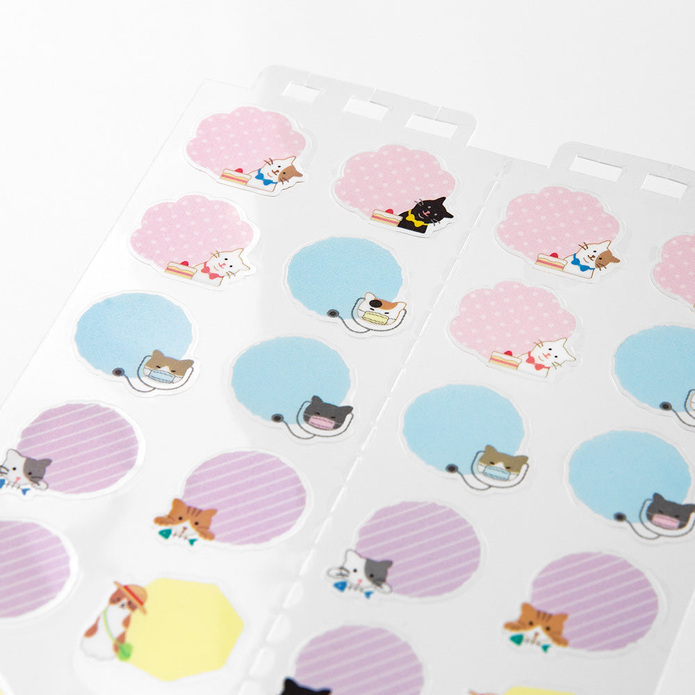 Midori - Calendar Sticker L Cats-Sticker-DutchMills