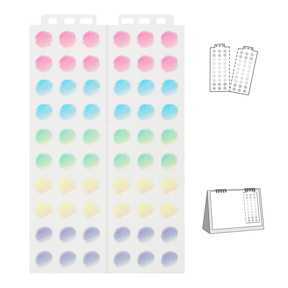 Midori - Calendar Sticker M Gradation-Sticker-DutchMills