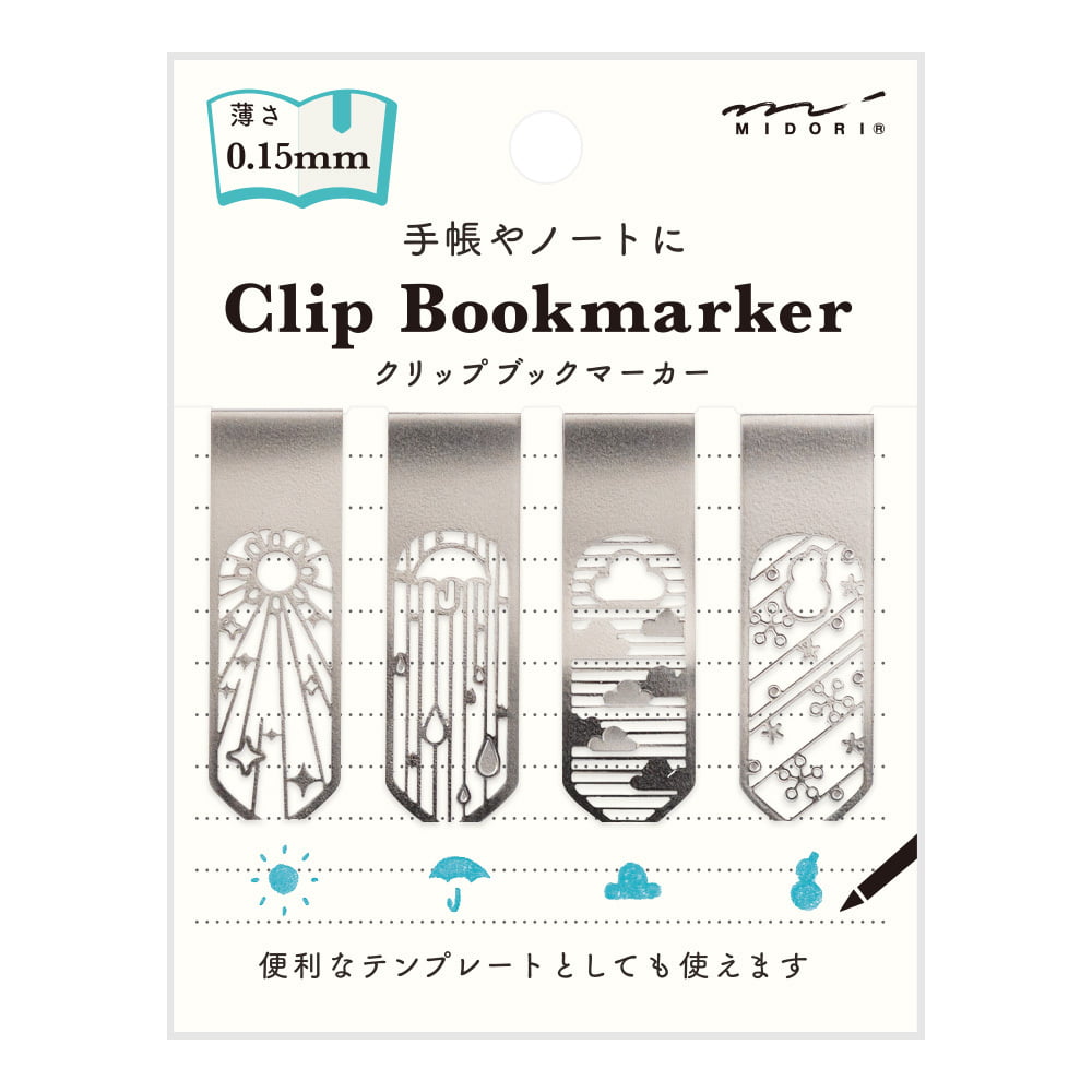 Midori - Clip Bookmarker Weather A-Bladwijzer-DutchMills
