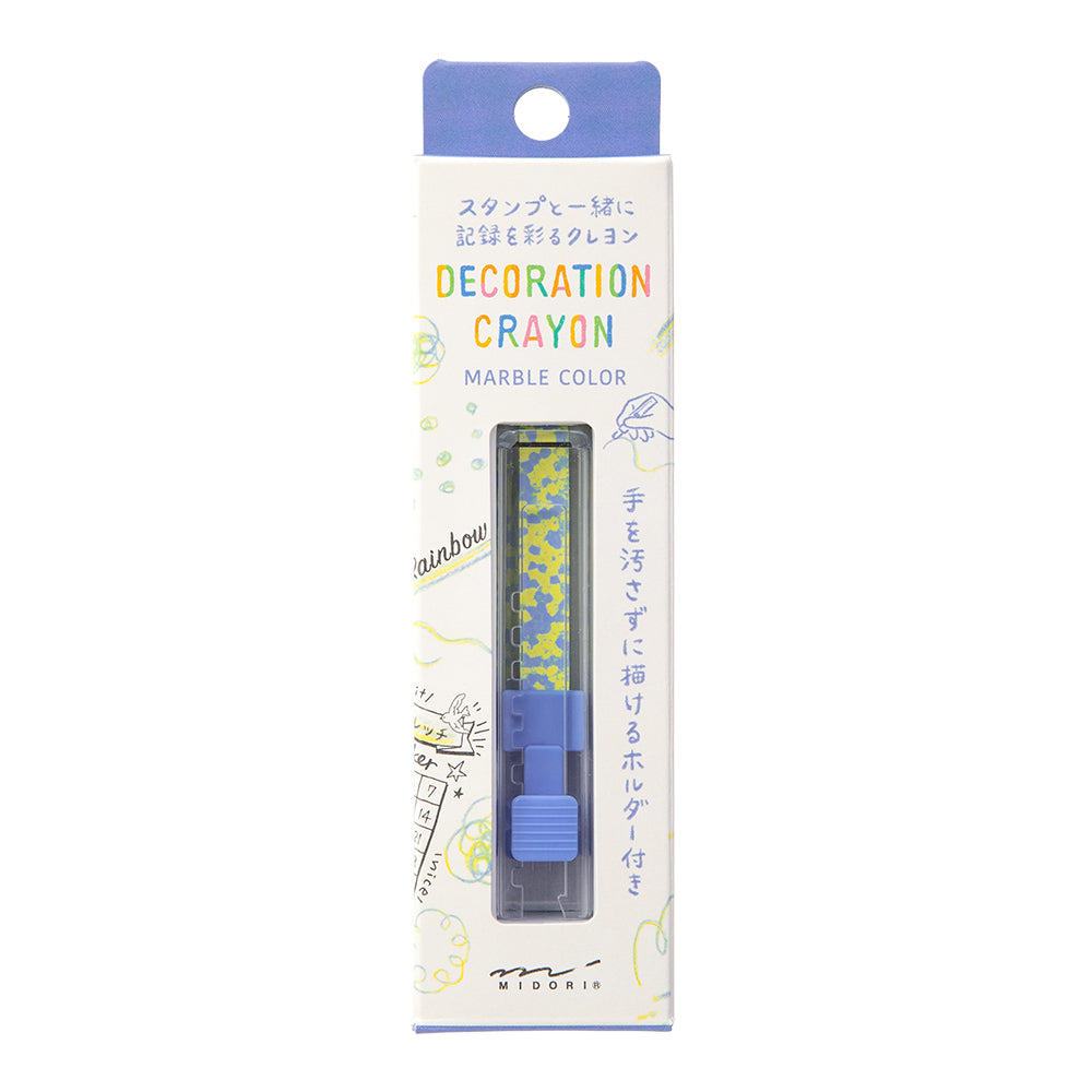 Midori - Decoration Crayon Yellow Green x Purple-Vulpotlood-DutchMills