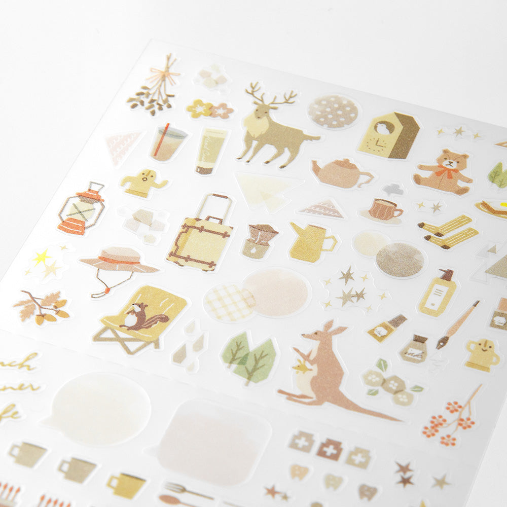 Midori - Diary Sticker Color Beige-Sticker-DutchMills