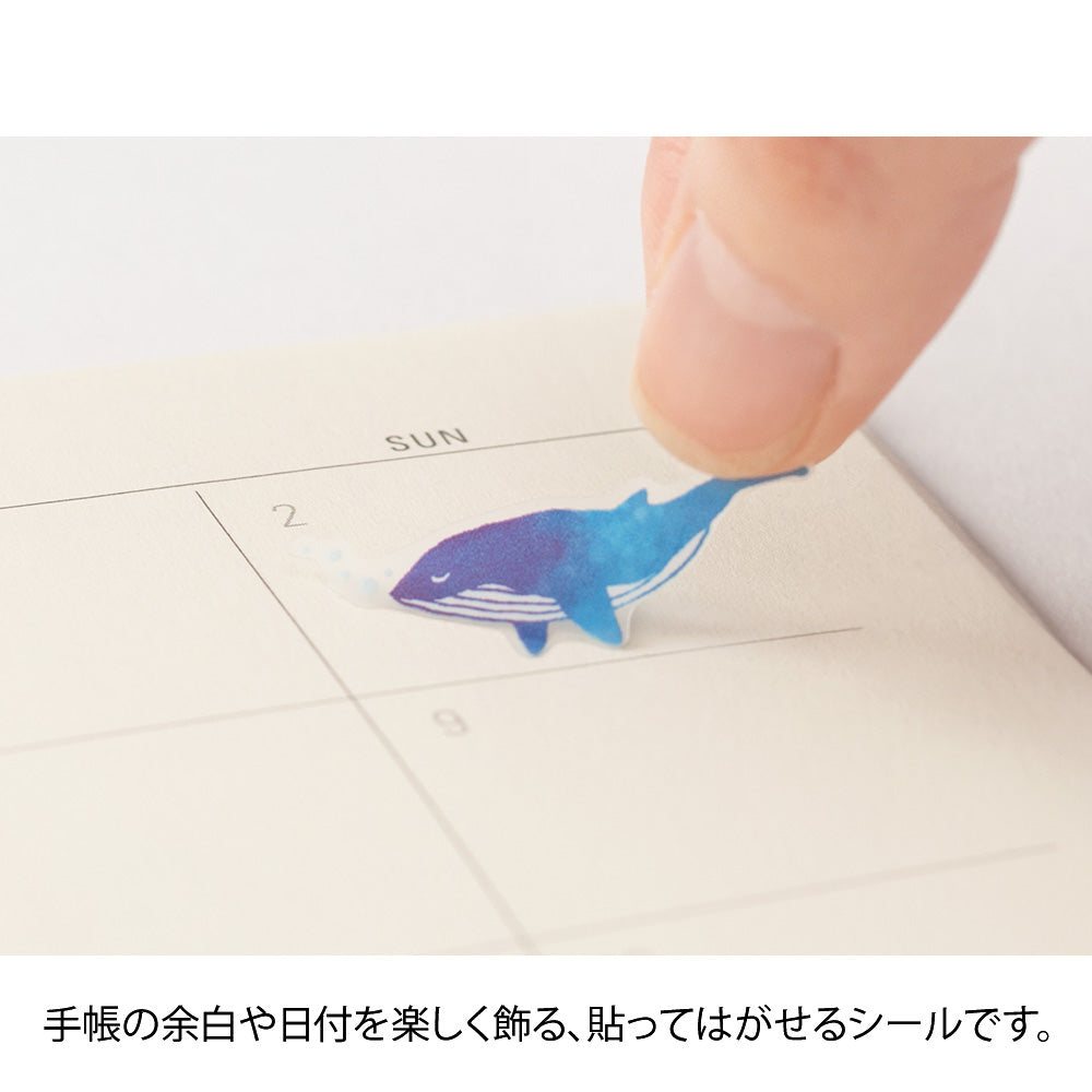Midori - Diary Sticker Color Blue-Sticker-DutchMills