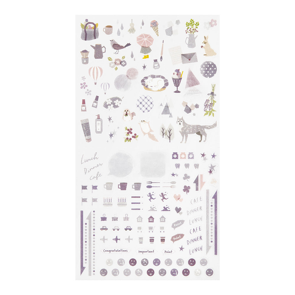 Midori - Diary Sticker Color Lavender-Sticker-DutchMills