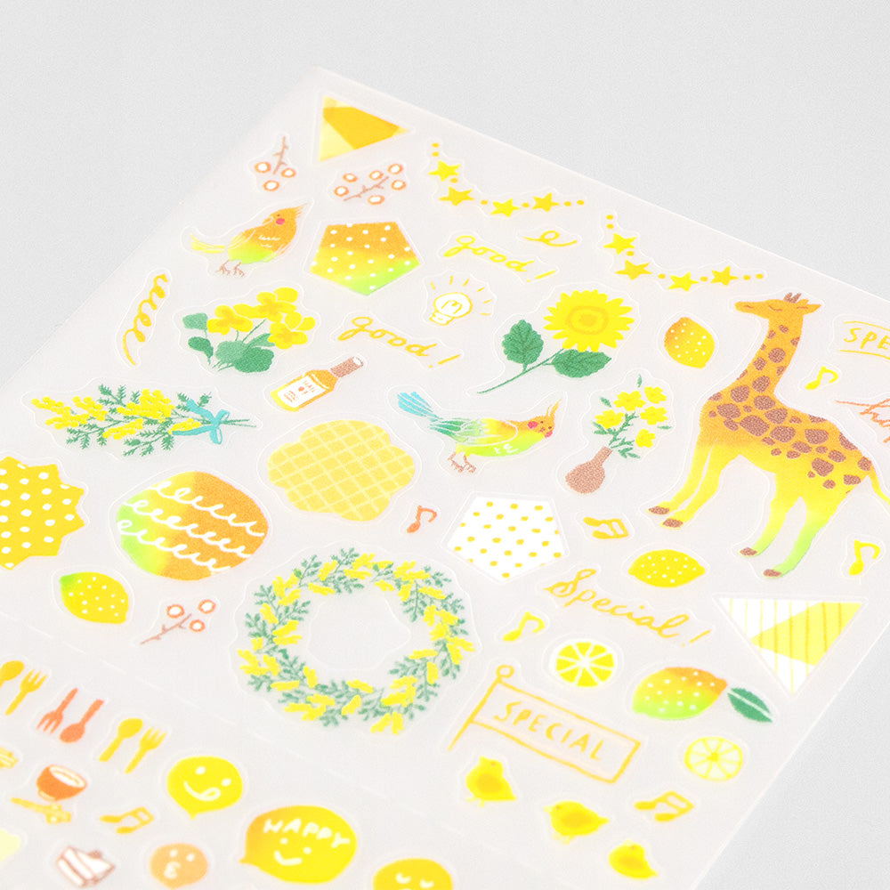 Midori - Diary Sticker Color Yellow-Sticker-DutchMills