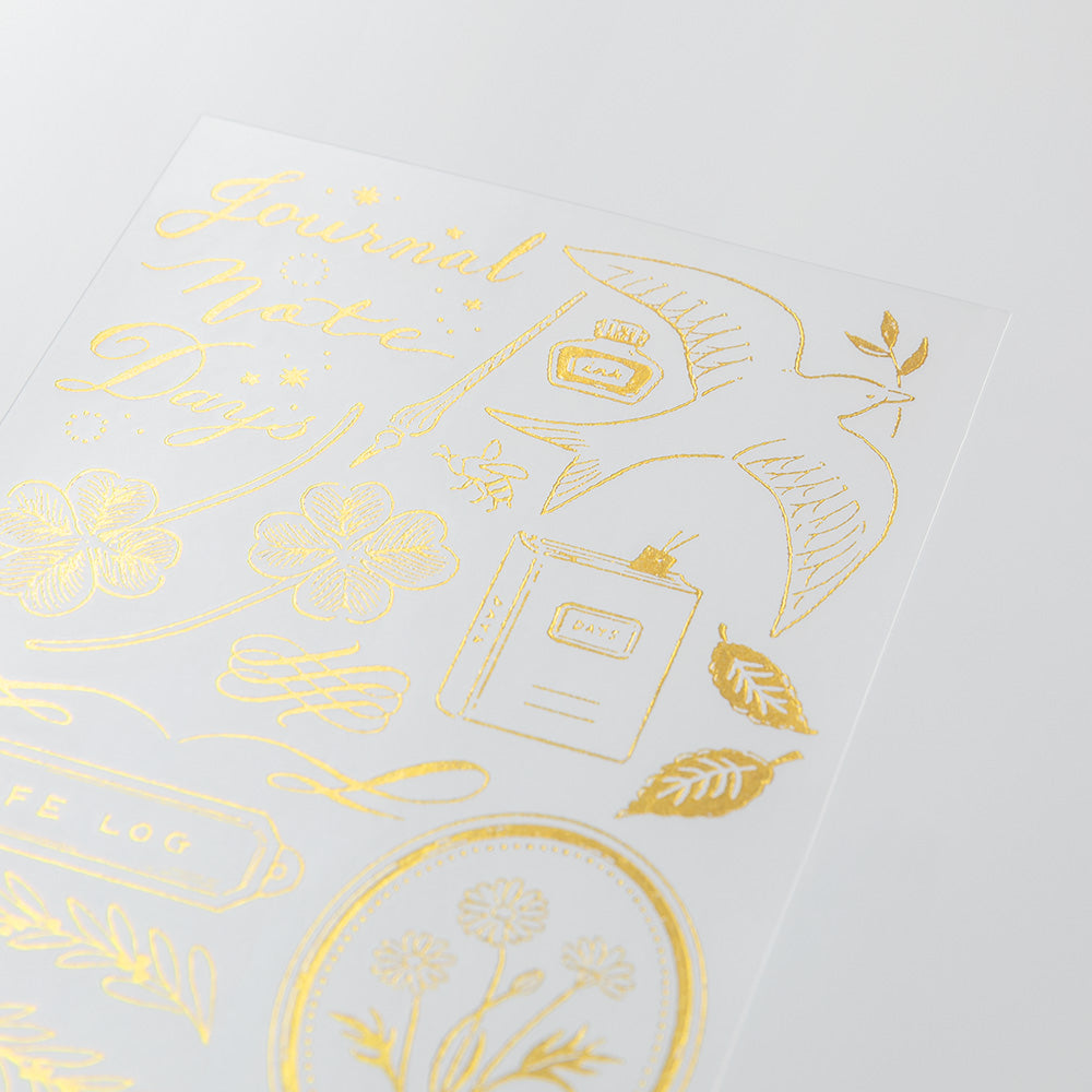 Midori - Foil Transfer Sticker - Happy Motifs for Record-Sticker-DutchMills