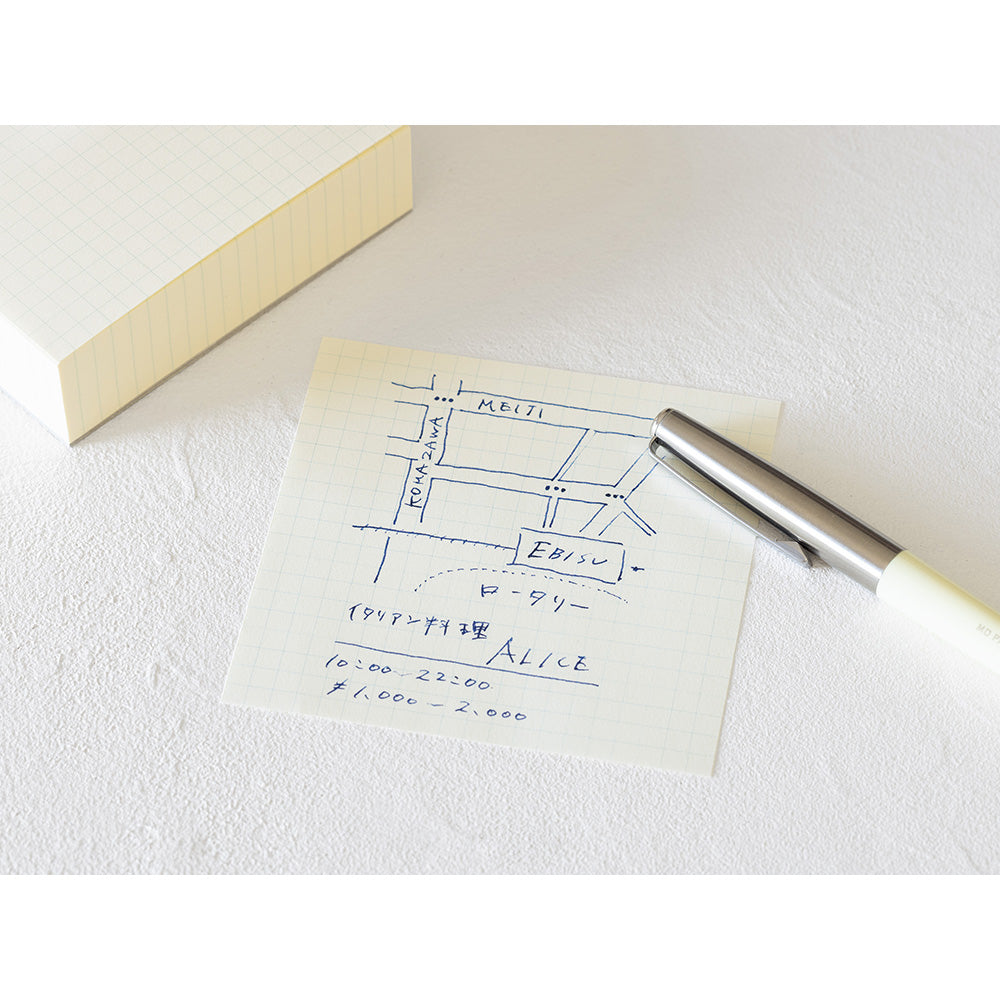 Midori - MD Block Memo Pad - Grid-Memoblok-DutchMills