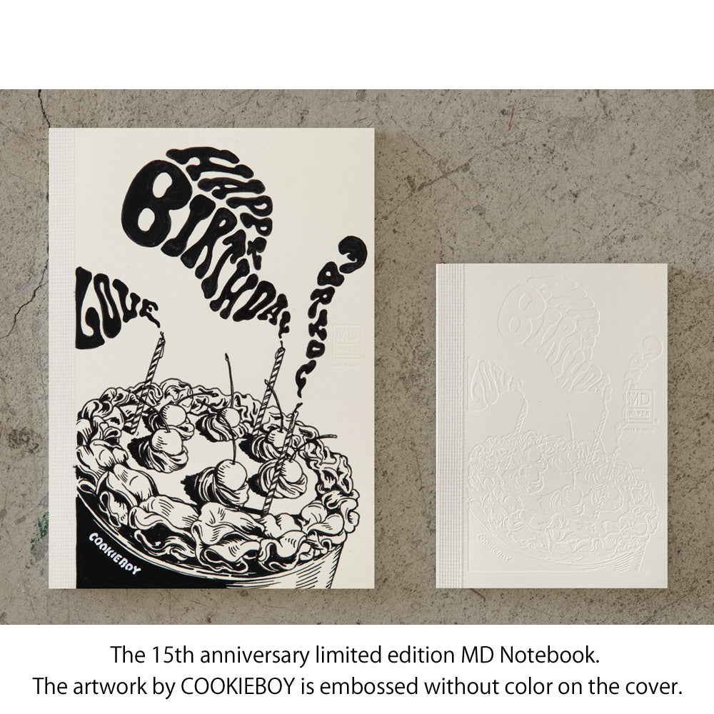 Midori - MD Notebook A6 Blank - Artist Collab COOKIEBOY-Notitieboek-DutchMills