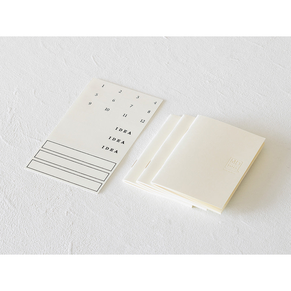 Midori - Notebook Light A7 - 3 pack - Blank-Notitieboek-DutchMills