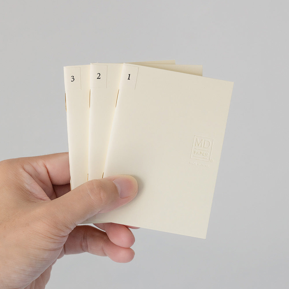 Midori - Notebook Light A7 - 3 pack - Blank-Notitieboek-DutchMills