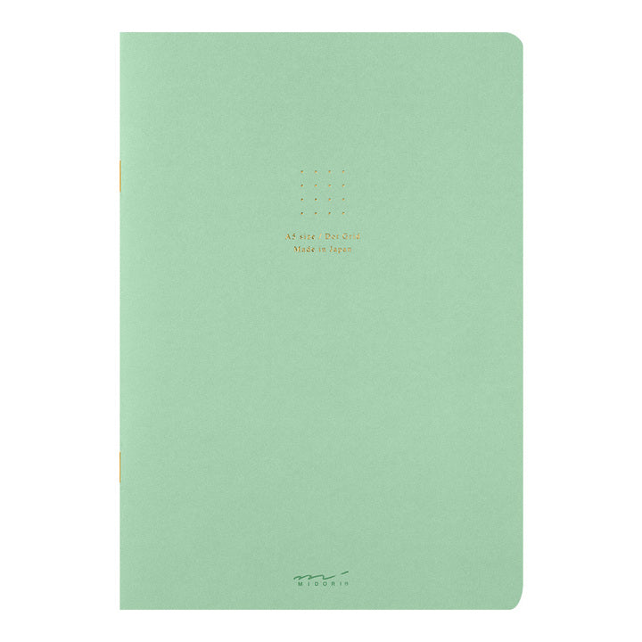 Midori - Notebook Color Dot Grid - Green-Notitieboek-DutchMills