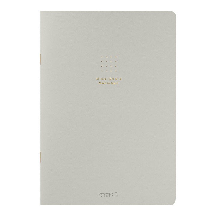 Midori - Notebook Color Dot Grid - Gray-Notitieboek-DutchMills