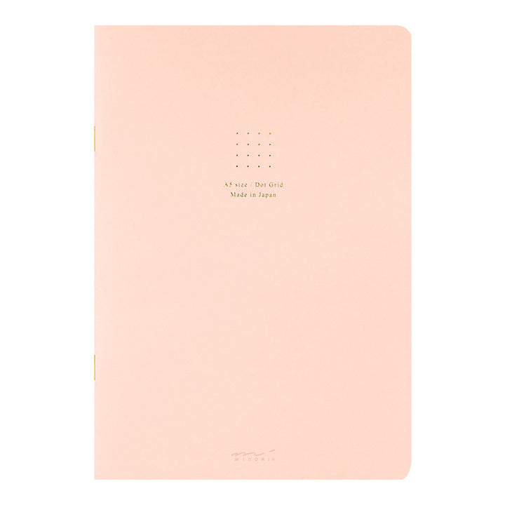 Midori - Notebook Color Dot Grid - Pink-Notitieboek-DutchMills