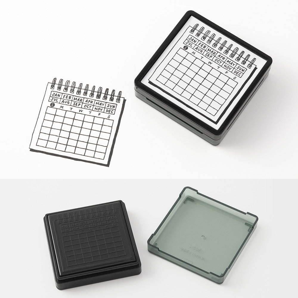 Midori - Paintable Stamp - Calender-Stempel-DutchMills