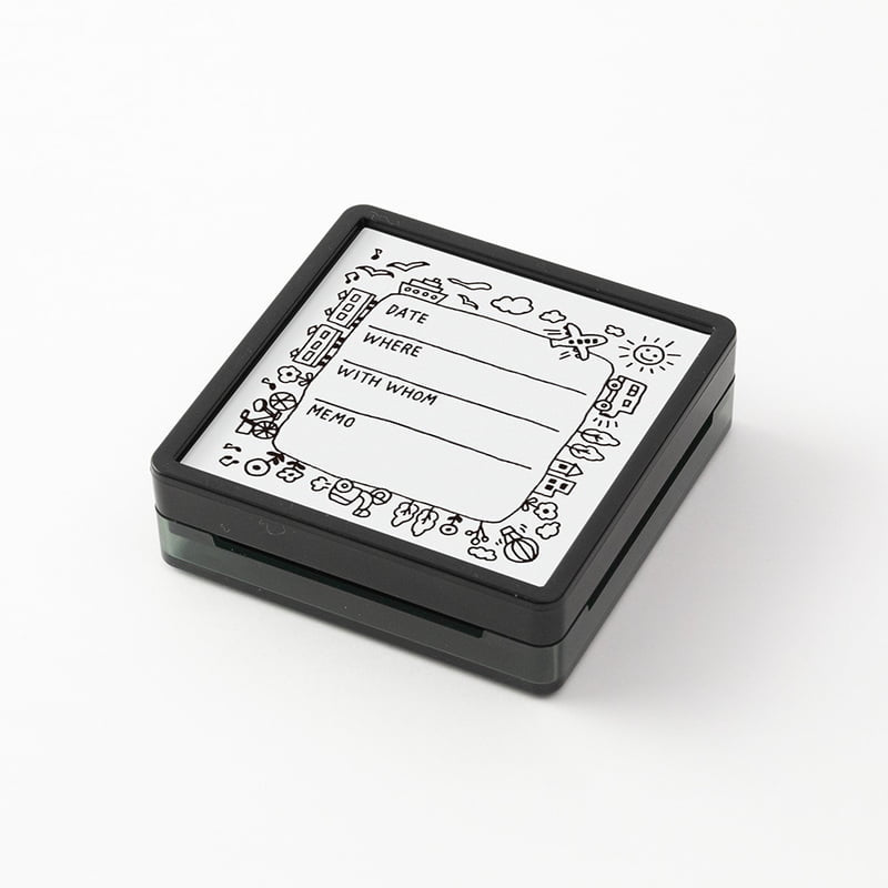 Midori - Paintable Stamp - Going-out Record-Stempel-DutchMills