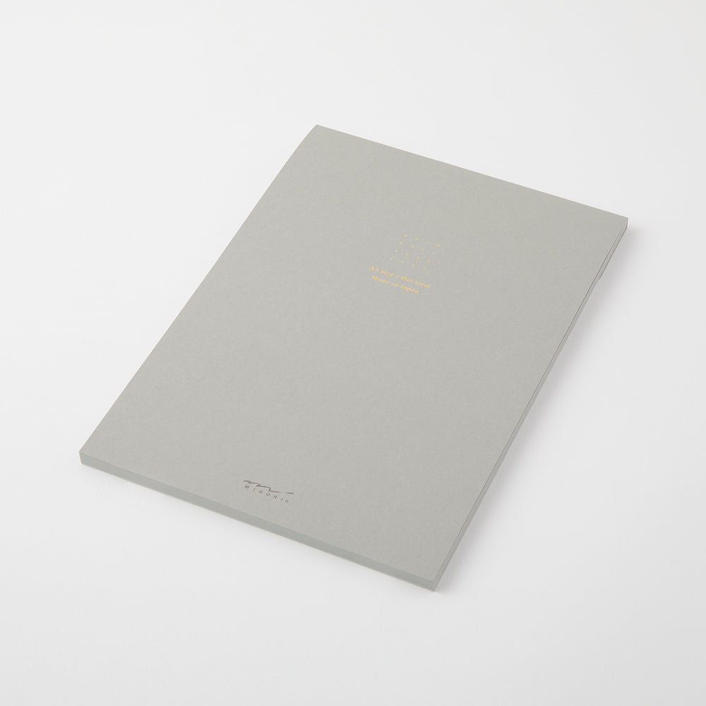 Midori - Paper Pad Color Dot Grid - Grey-Notitieblok-DutchMills